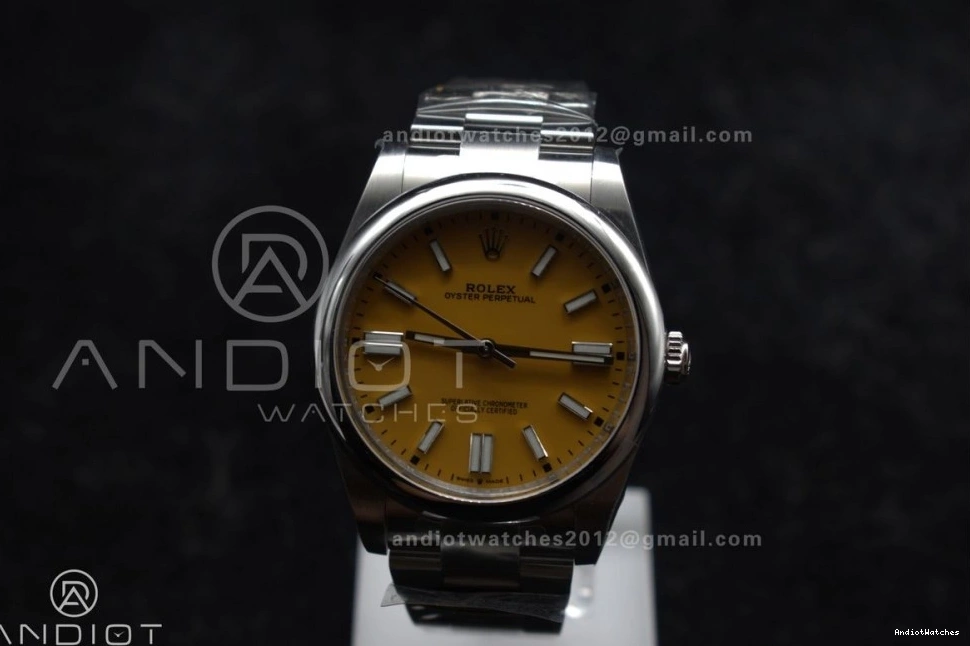 Edition 41mm Clean 1:1 Yellow Oyster 124300 Dial OnTrend Perpetual 937 904L Steel VR Best 0413